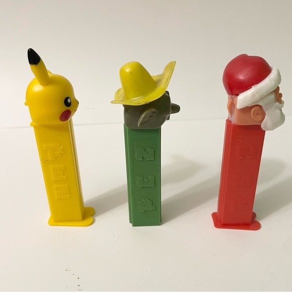 Lot of 3 Pez Dispensers Pokemon Pikachu Speedy Gonzales Santa Claus - Picture 3 of 10